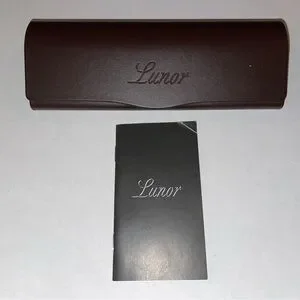 Lunor Genuine Leather Hard Eyeglasses Case NEW LUNOR LEATHER EYE GLASSES HARD CASE AUTHENTIC | eBay main image 4